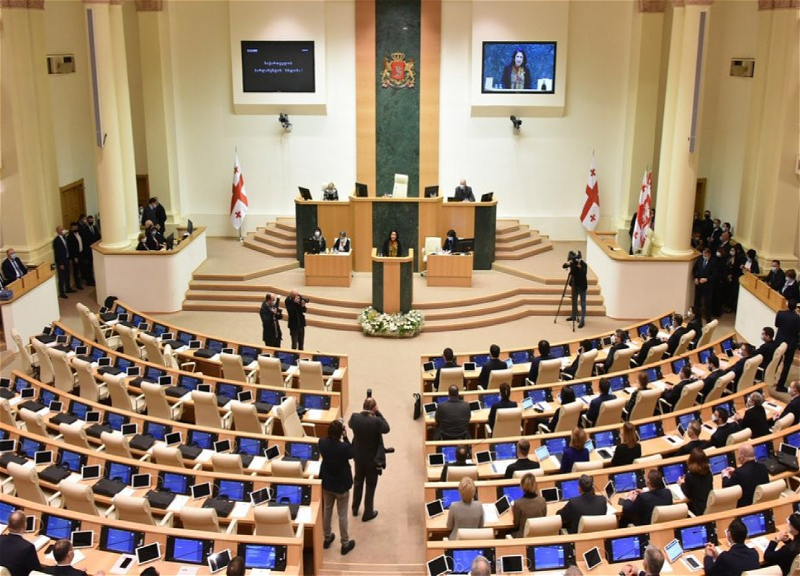 Парламент Грузии принял спорный законопроект в первом чтении