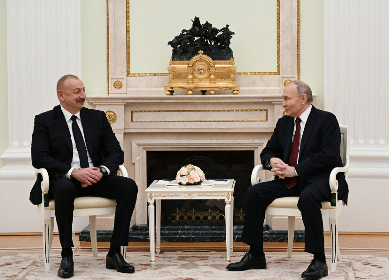 Путин на встрече с Алиевым назвал чувствительными вопросы безопасности в регионе