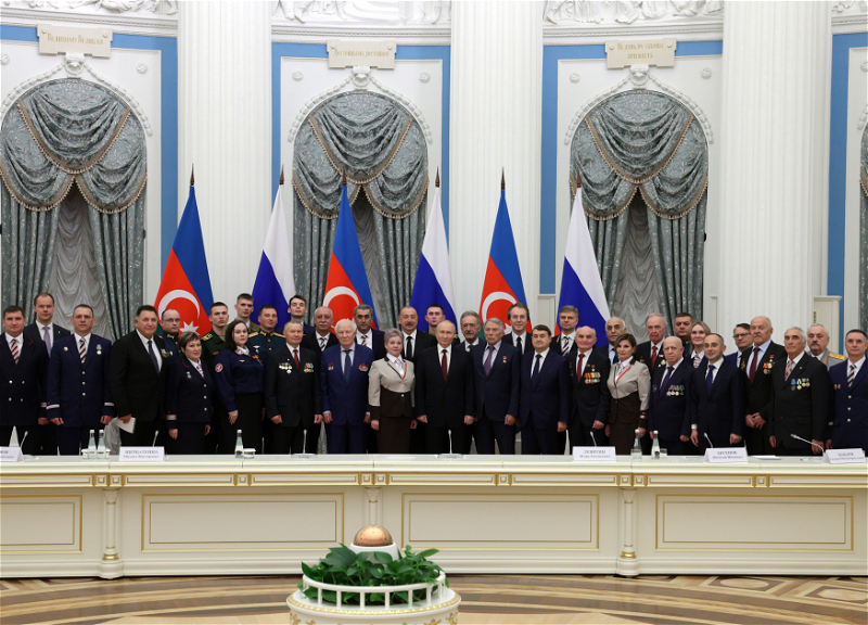 Прошла встреча Ильхама Алиева и Владимира Путина с ветеранами и работниками БАМ - ВИДЕО