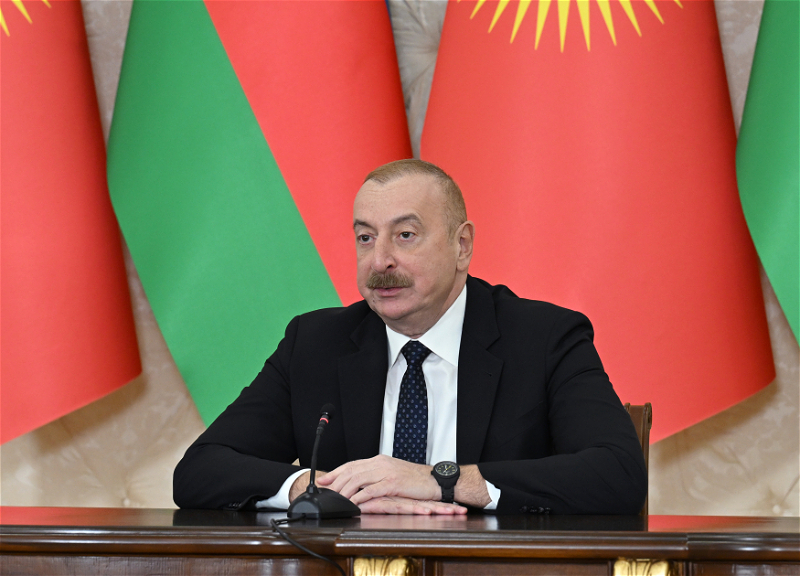Президент Ильхам Алиев: Торговый оборот между Азербайджаном и Кыргызстаном имеет тенденцию к наращиванию
