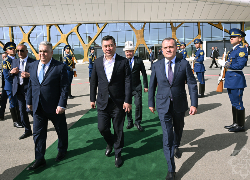 Завершился государственный визит Президента Кыргызстана Садыра Жапарова в Азербайджан - ФОТО