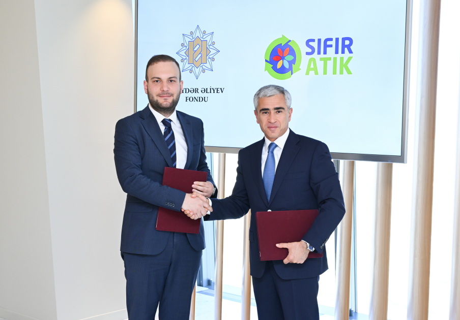 Между Фондом Гейдара Алиева и турецким Фондом нулевых отходов подписан Меморандум о взаимопонимании - ФОТО