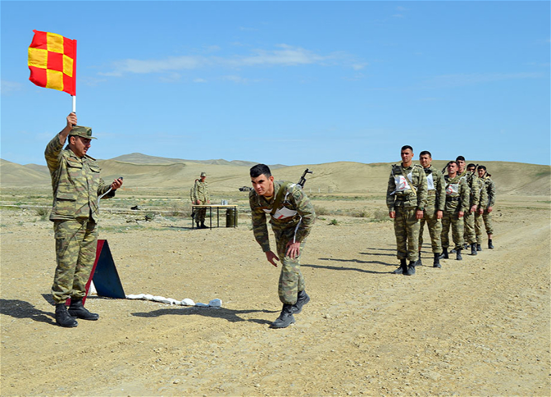 Azərbaycan Ordusunda hərbiləşdirilmiş kross birinciliyi keçirilib - VİDEO