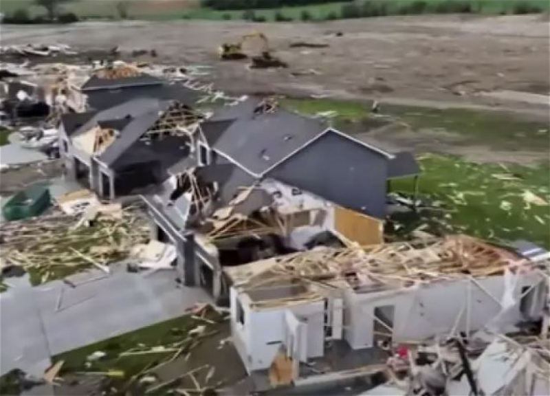 Торнадо вызвал масштабные разрушения в американском городе Салфер - ВИДЕО