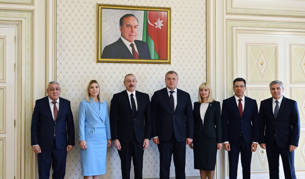 Президент Ильхам Алиев принял губернатора Астраханской области Российской Федерации - ФОТО