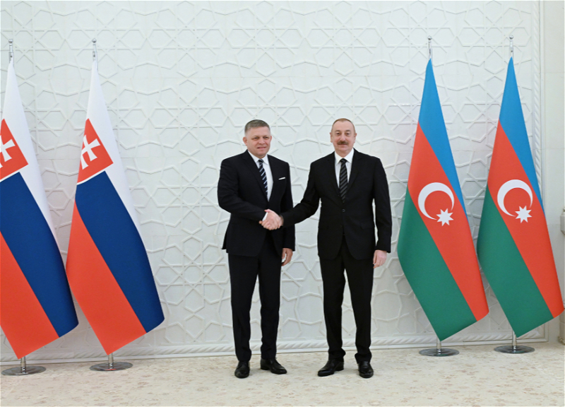 Началась встреча Президента Ильхама Алиева с премьер-министром Словакии один на один - ФОТО