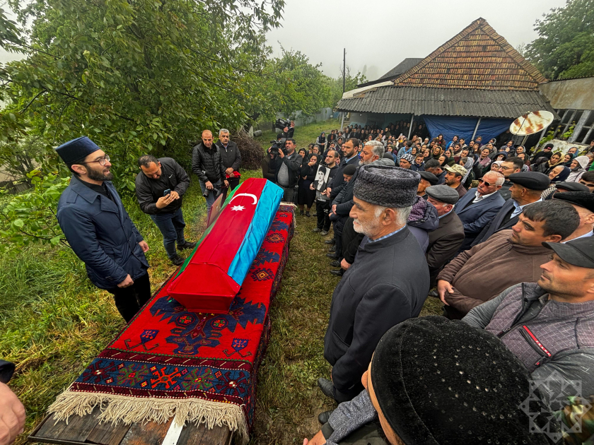 Обнаруженные спустя 30 лет останки шехида Аяза Агаева преданы земле в родном селе - ФОТО