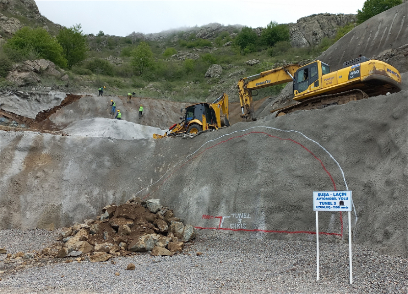 На восстановленной дороге Ханкенди-Шуша-Лачин будут построены 4 тоннеля и 2 моста