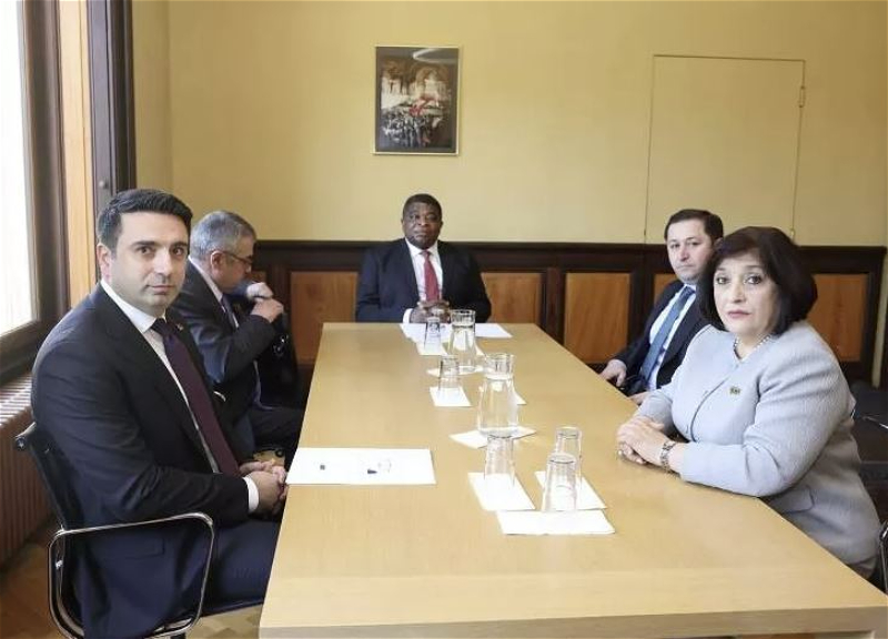 Спикеры азербайджанского и армянского парламентов провели короткую беседу в Женеве