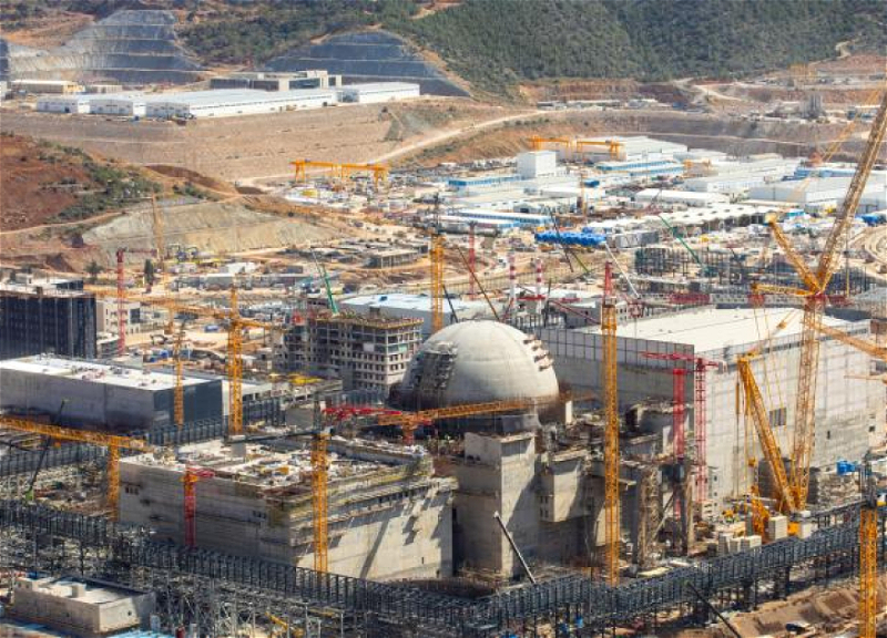 В Турции продолжается тестирование систем первого реактора АЭС «Аккую»