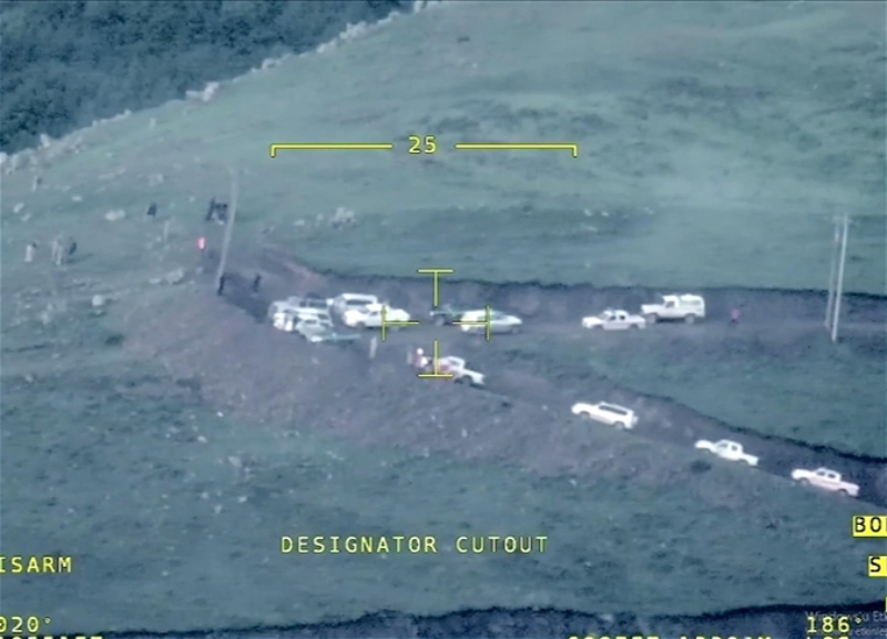 Распространены видеокадры места крушения иранского вертолета, снятые БПЛА Akıncı - ВИДЕО