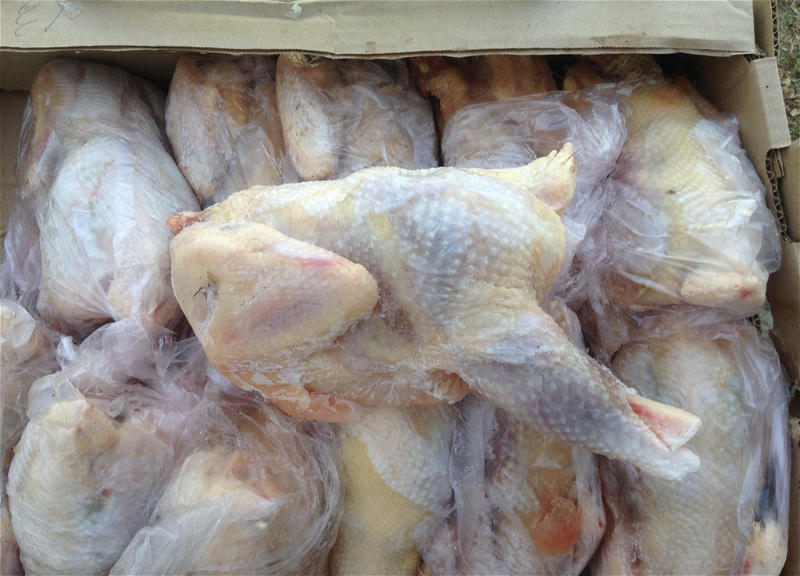 В импортированной из Грузии замороженной курятине обнаружены бактерии