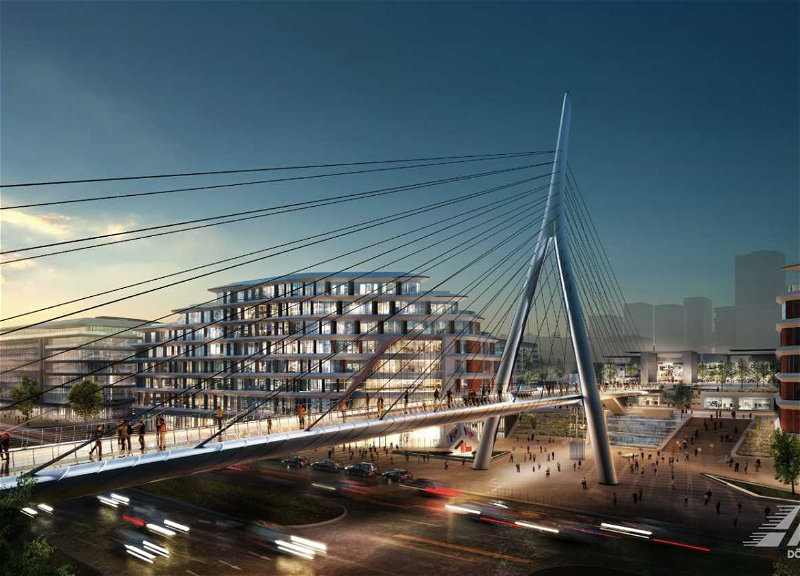 В Баку появится уникальный пешеходный мост - ФОТО - ВИДЕО