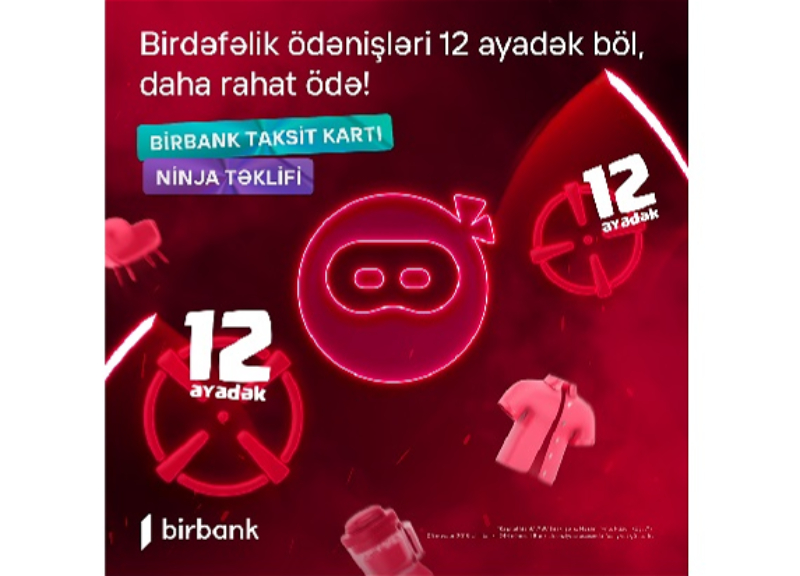 Birbank-dan daha bir yenilik: Ninja təklifi artıq mobil tətbiqdə