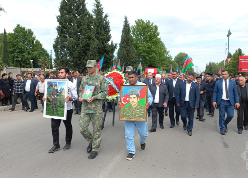 В Тертере прошли похороны шехида Первой Карабахской войны Адалята Алиева - ФОТО