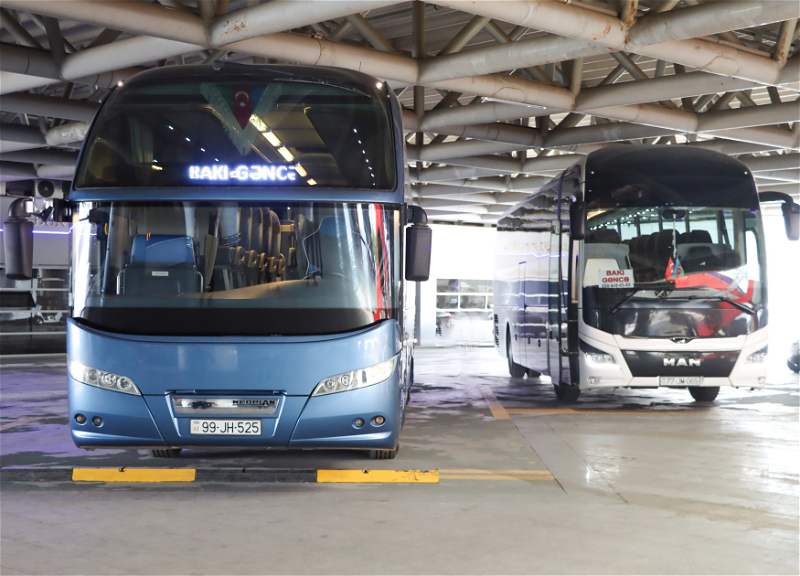 Bakı-Gəncə-Bakı istiqamətində yeni avtobuslar istifadəyə verilib