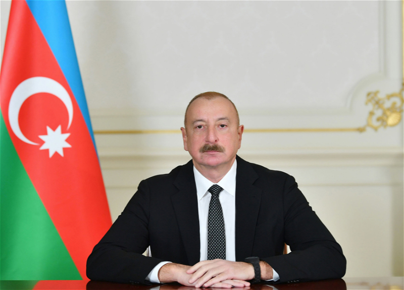 Президент Ильхам Алиев направил обращение участникам международной конференции на тему «Намечая курс к устойчивому процветанию»