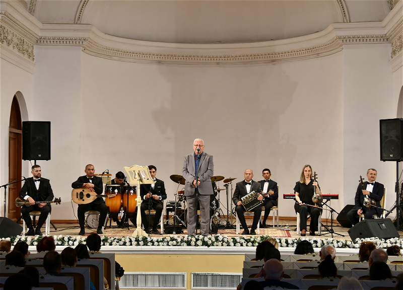 В Филармонии прошел концерт, посвященный 90-летию народного артиста Рамиза Миришли - ФОТО