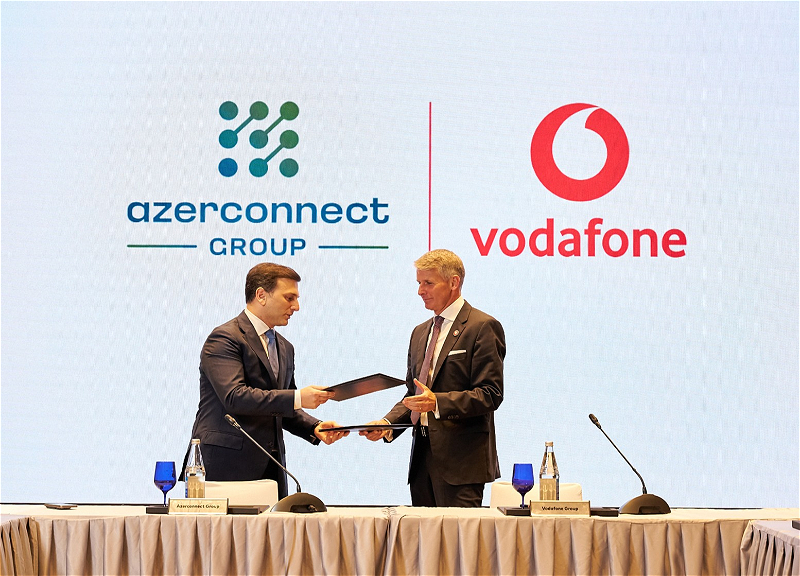 Azerconnect Group və Vodafone Group arasında tərəfdaşlıq müqaviləsi imzalandı - FOTO