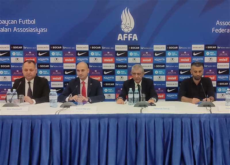 Фернанду Сантуш: Мы ставим цель - попасть на ЕВРО-2028 со сборной Азербайджана