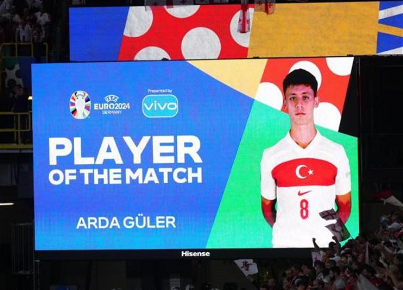 Арда Гюлер признан лучшим игроком матча Турция - Грузия