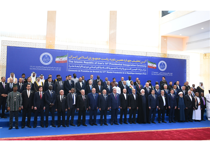 Премьер-министр Азербайджана принял участие в церемонии инаугурации Президента Ирана