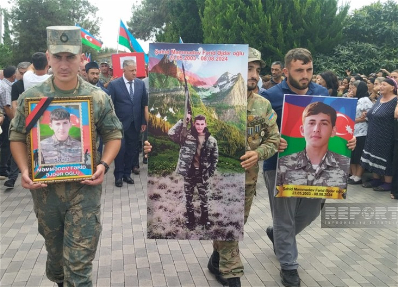В Агдаме простились с военнослужащим Фаридом Мамедовым – ФОТО