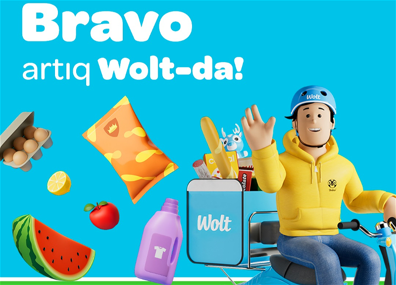 Быстрая доставка от BRAVO с WOLT: Доставка до вашей двери!