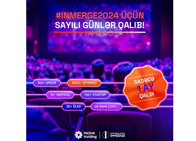 “INMerge” Innovasiya Sammitına 1 ay qaldı!