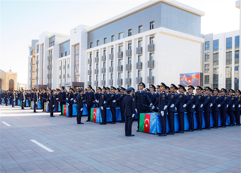 Polis Akademiyasında Bilik günü və andiçmə mərasimi keçirilib