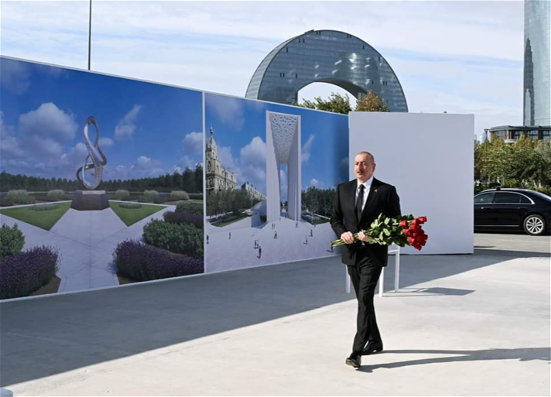 Prezident İlham Əliyev Zəfər parkında olub - FOTO - YENİLƏNİB