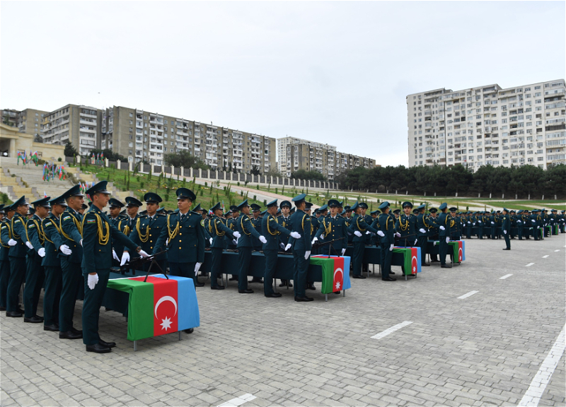 Dövlət Sərhəd Xidməti kursantlarının andiçmə mərasimi keçirilib