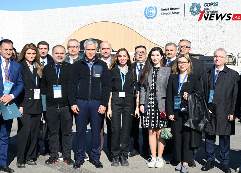 Anar Ələkbərov və Arzu Əliyevanın iştirakı ilə COP29-un keçiriləcəyi məkanda MEDİATUR - FOTO