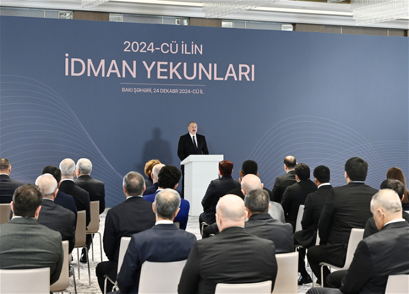 İlham Əliyev 2024-cü ilin idman yekunlarına həsr olunan mərasimdə iştirak edib - YENİLƏNİB