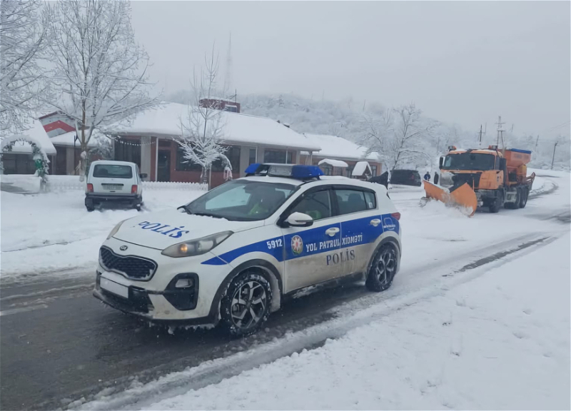 Yol polisi hazırda magistral yollarda müşahidə edilən vəziyyəti açıqlayıb