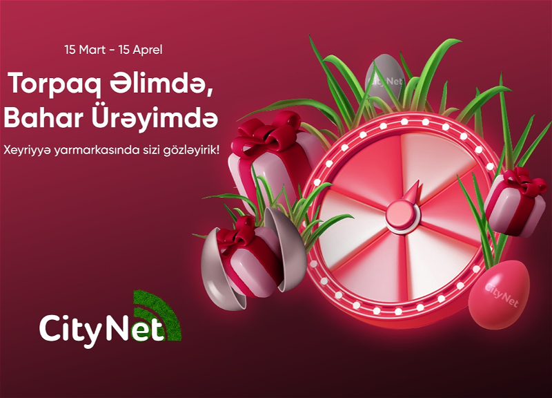 CityNet “Torpaq əlimdə, bahar ürəyimdə” xeyriyyə yarmarkasında iştirak edir