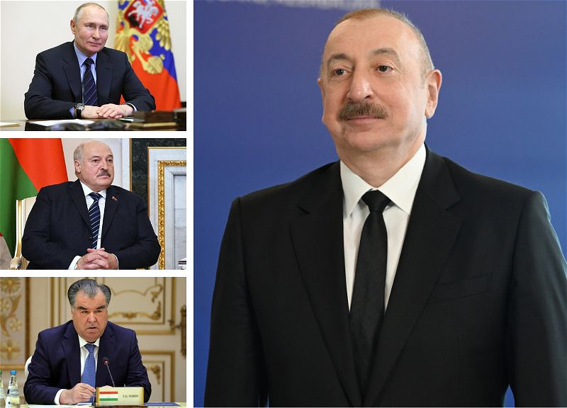 Путин, Лукашенко и Рахмон позвонили президенту Ильхаму Алиеву