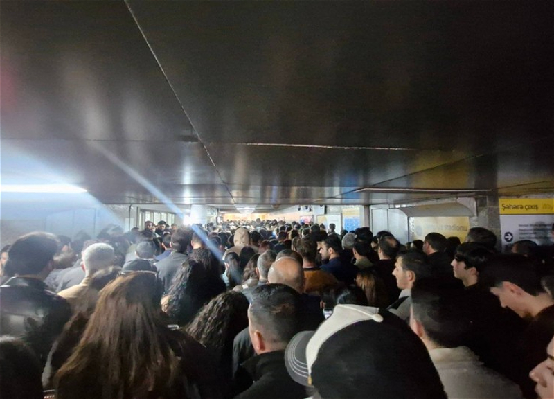 Metronun “Koroğlu” stansiyasında yaranan sərnişin sıxlığının səbəbi açıqlanıb