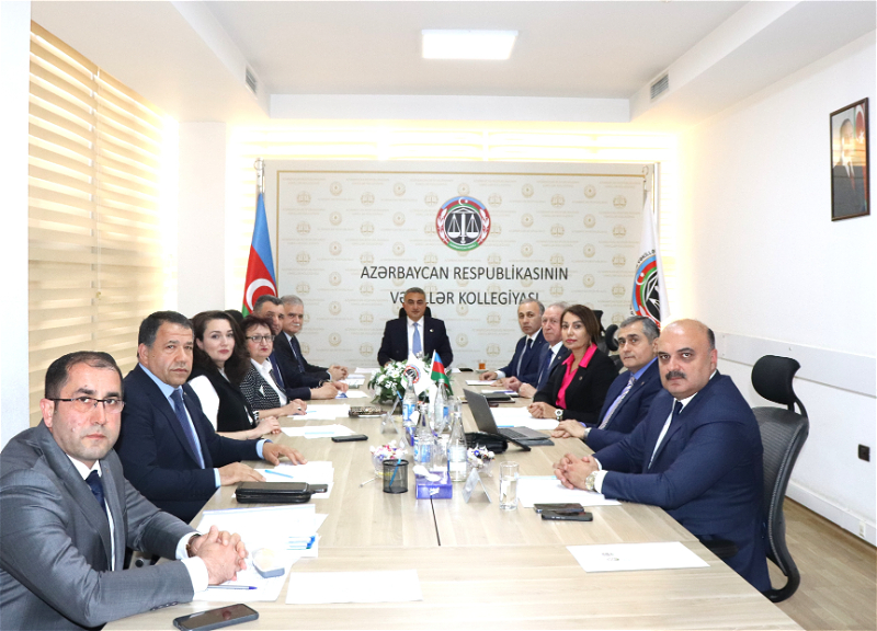 Vəkillər Kollegiyası Rəyasət Heyətinin iclasında töhmət verilən, xəbərdarlıq edilən vəkillərin sayı açıqlandı