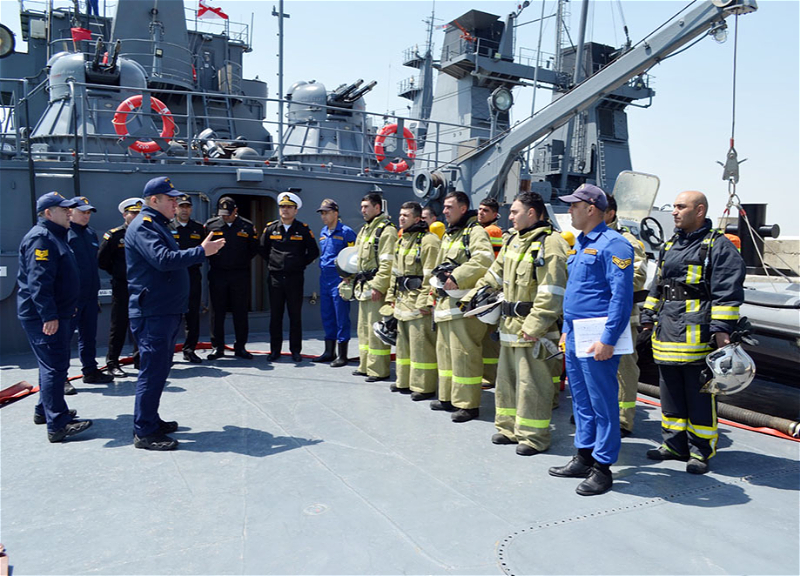 Azərbaycan-Türkiyə hərbi dənizçilərinin birgə praktiki məşğələləri keçirilib - FOTO