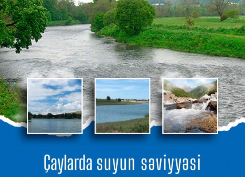 Çaylarda müşahidə olunan faktiki vəziyyət açıqlanıb