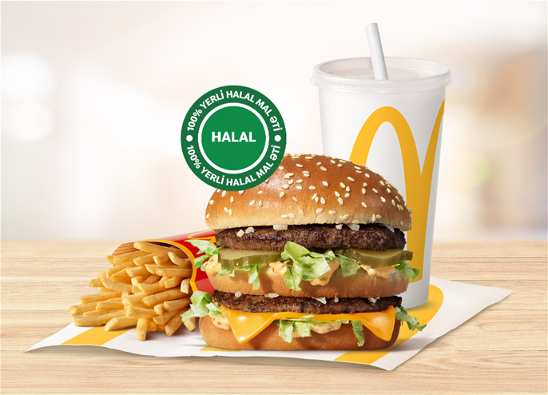 Компания McDonald’s Azərbaycan полностью перешла на использование говядины местного производства по стандартам «Халал» - ВИДЕО