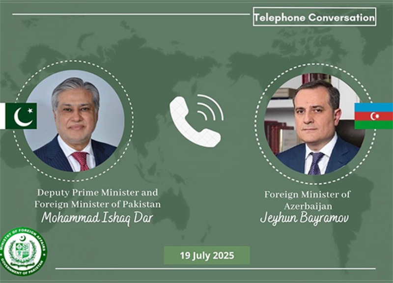 Azərbaycan və Pakistan XİN rəhbərlərinin telefon danışığı olub