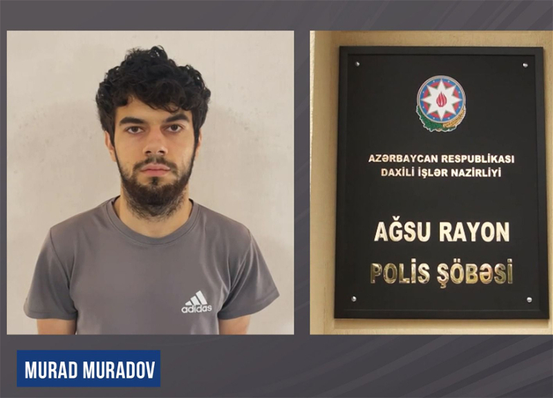 Ağsuda aptekdən oğurluq edən şəxs tutulub
