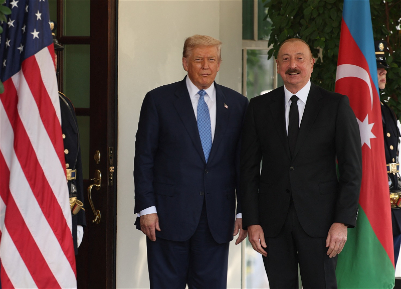 В Вашингтоне началась встреча Дональда Трампа и Ильхама Алиева - ФОTO - ВИДЕO