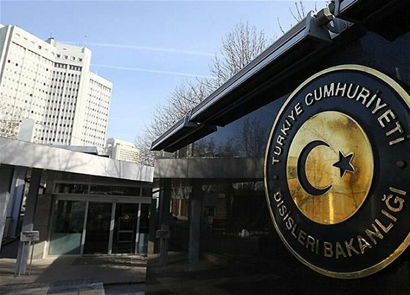 Türkiyə XİN-dən Azərbaycan və Ermənistan arasında əldə olunmuş razılaşma barədə açıqlama