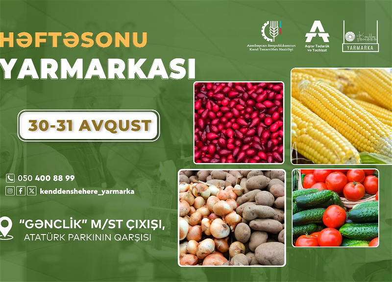 Bakıda növbəti “Kənddən Şəhərə” yarmarkası təşkil olunacaq