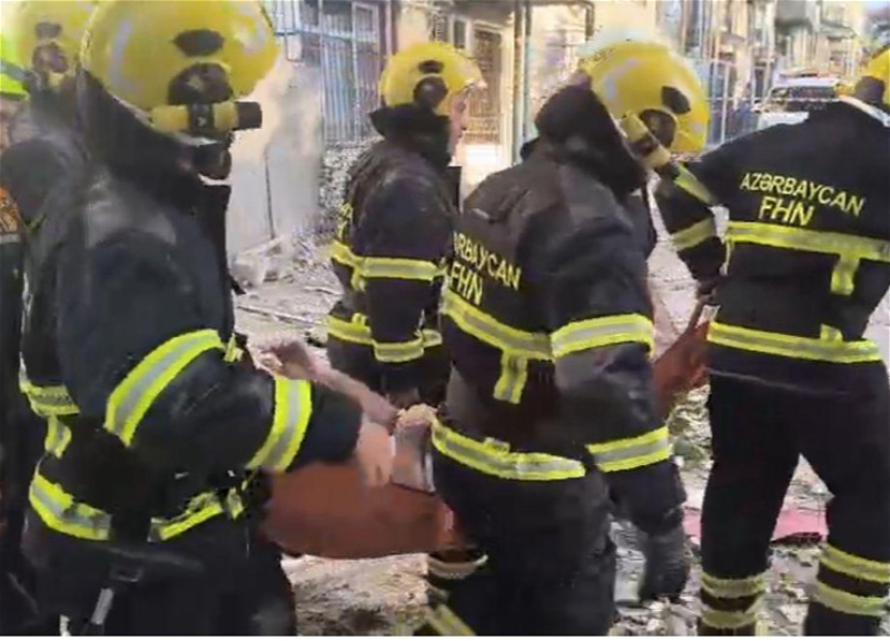 Bakıda mənzildə partlayış olub - Yaralı var - FOTO - VİDEO