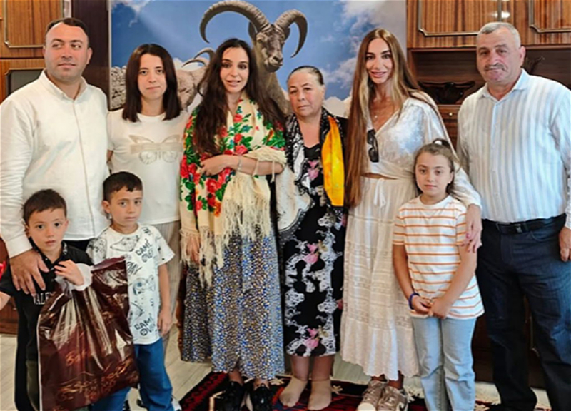 Leyla və Arzu Əliyevalar Şamaxıda olublar - FOTO