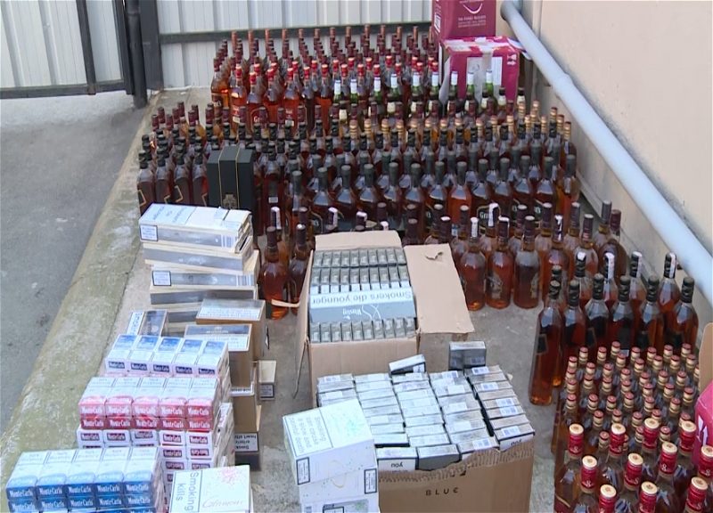 Külli miqdarda saxta aksiz markası ilə markalanmış alkoqollu içki dövriyyədən çıxarılıb